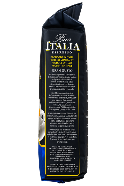 Saquella Bar Italia Gran Gusto 1kg Bohnen