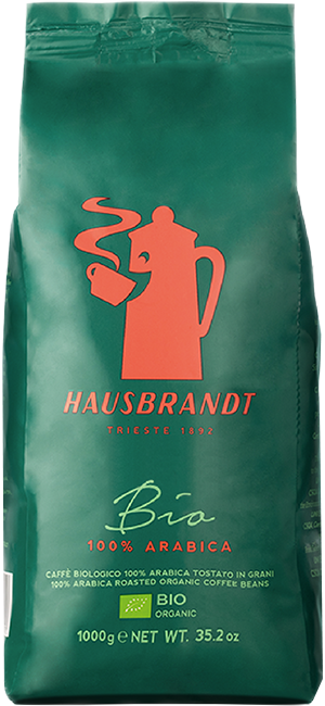 Hausbrandt Bio 100% Arabica 1kg Bohnen - ArabicaAndFriends