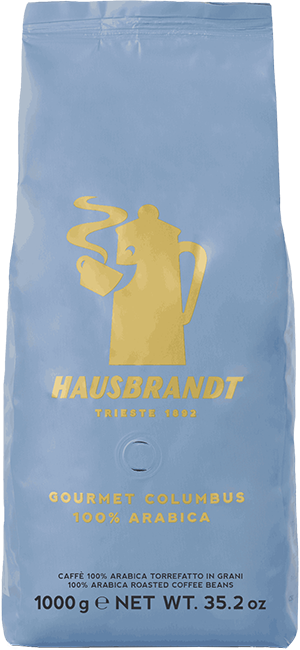 Hausbrandt Espresso Gourmet Columbus 1kg Bohnen - ArabicaAndFriends