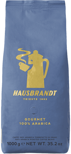 Hausbrandt Espresso Gourmet 1kg Bohnen - ArabicaAndFriends
