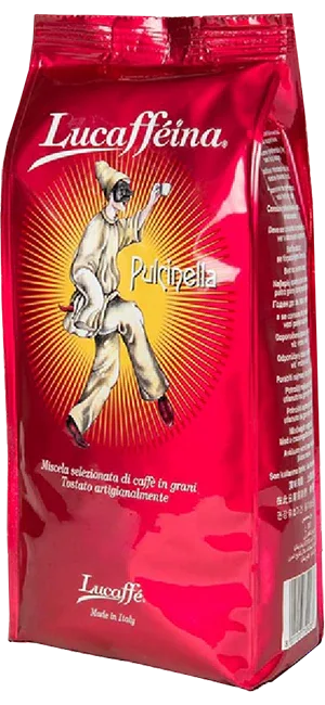 Lucaffe Pulcinella 1kg Bohnen - ArabicaAndFriends