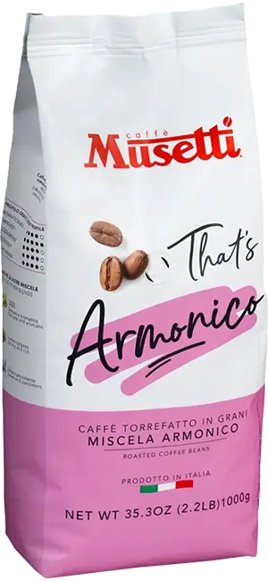 Musetti Armonico 1kg Bohnen - ArabicaAndFriends
