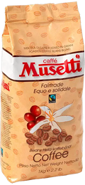 Musetti Fair Trade 1kg Bohnen - ArabicaAndFriends