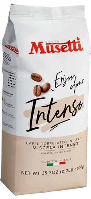 Musetti Intenso 1kg Bohnen - ArabicaAndFriends