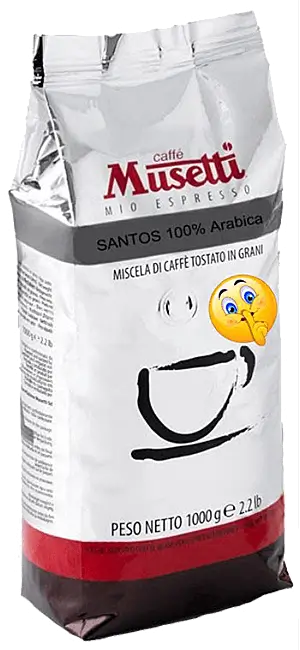 Musetti Santos 1kg Bohnen - ArabicaAndFriends