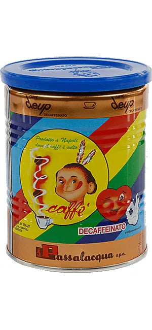 Passalacqua Deup Decaffeinato 250g gemahlen Dose - ArabicaAndFriends
