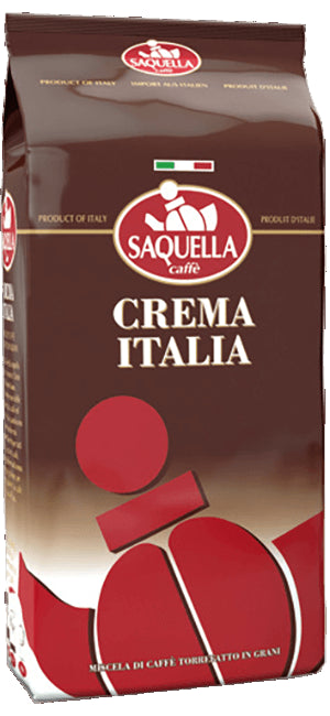 Saquella Crema Italia 1kg Bohnen - ArabicaAndFriends