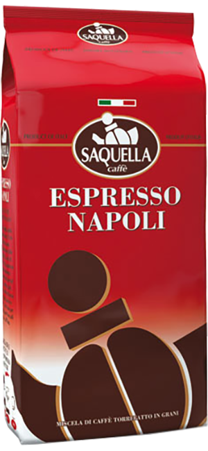 Saquella Napoli 1kg Bohnen - ArabicaAndFriends