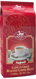 Saquella Napoli Bar 1kg Bohnen - ArabicaAndFriends