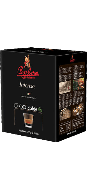 Barbera Espresso Intensa E.S.E. Pads 100 Stück - ArabicaAndFriends