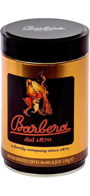 Barbera Espresso Classica 250g gemahlen Dose - ArabicaAndFriends