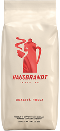 Hausbrandt Espresso Qualita Rossa 1kg Bohnen - ArabicaAndFriends