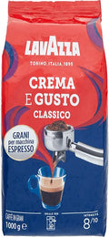 Lavazza Crema e Gusto 1kg Bohnen - ArabicaAndFriends