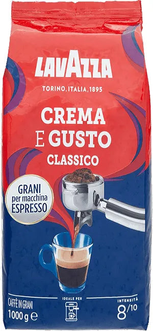Lavazza Crema e Gusto 1kg Bohnen - ArabicaAndFriends