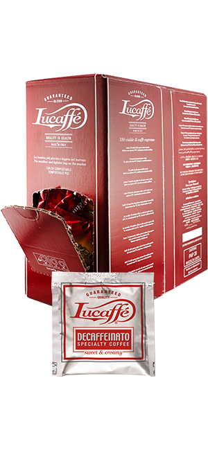 Lucaffe Decaffeinato E.S.E. Pads 150 Stück - ArabicaAndFriends