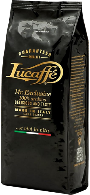 Lucaffe Mr. Exclusive 100% Arabica 1kg Bohnen - ArabicaAndFriends