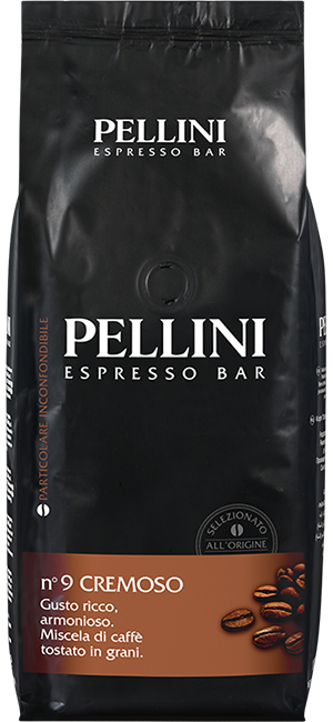 Pellini Espresso Bar N° 9 Cremoso 1kg Bohnen - ArabicaAndFriends