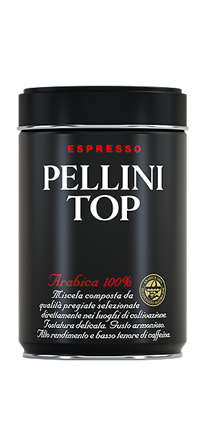 Pellini Top 100% Arabica 250g gemahlen Dose - ArabicaAndFriends