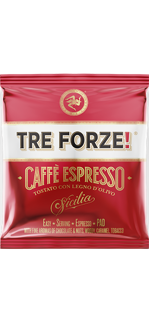 Tre Forze! Caffè Espresso 50 E.S.E.-Pads - ArabicaAndFriends
