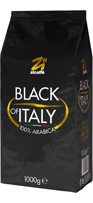 Zicaffe Black of Italy 1kg Bohnen - ArabicaAndFriends